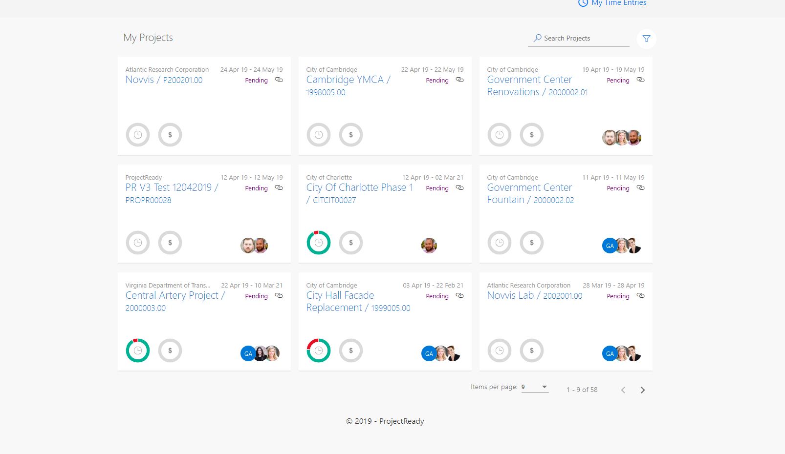 Centralized Mgmt of Projects Centralized Mgmt of Projects